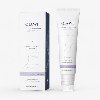 QIAWI™ 5-Roller Neck Firming Cream – Collagen & Hyaluronic Acid for Smoother, Tighter-Looking Neck Skin