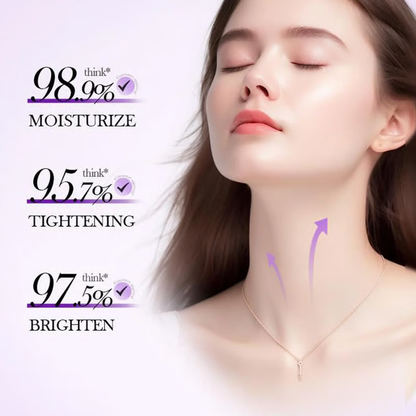 QIAWI™ 5-Roller Neck Firming Cream – Collagen & Hyaluronic Acid for Smoother, Tighter-Looking Neck Skin