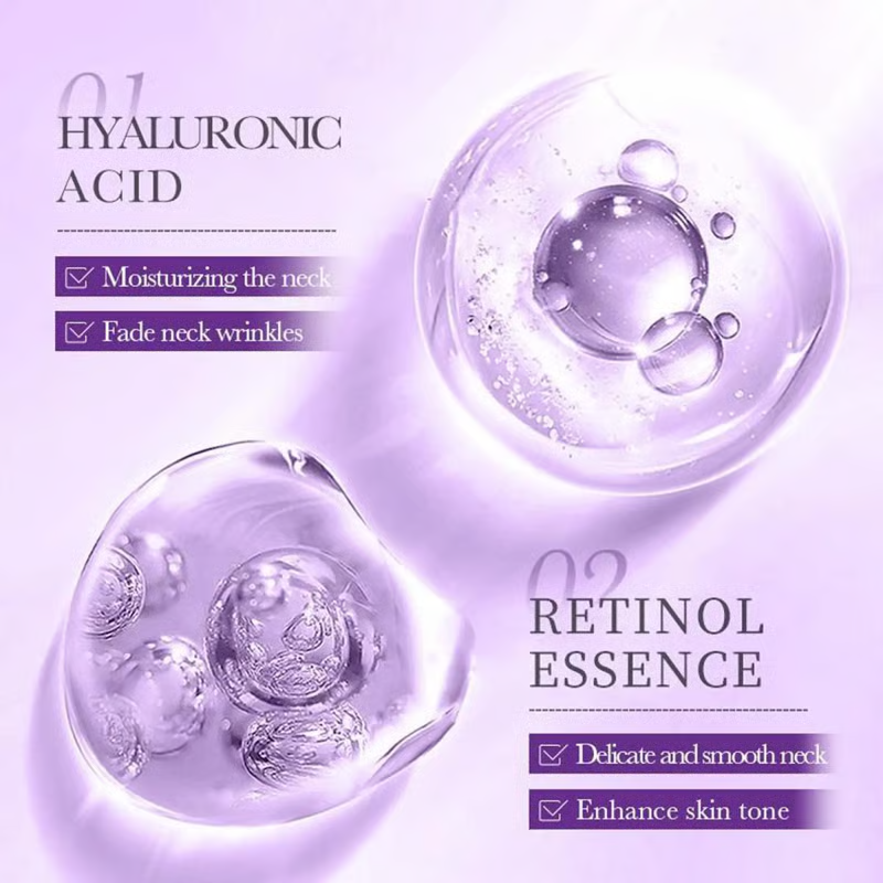 QIAWI™ 5-Roller Neck Firming Cream – Collagen & Hyaluronic Acid for Smoother, Tighter-Looking Neck Skin