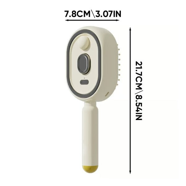 ✨ Essential Oil Mist Comb, Anti-Tangle Electric Massage Brush