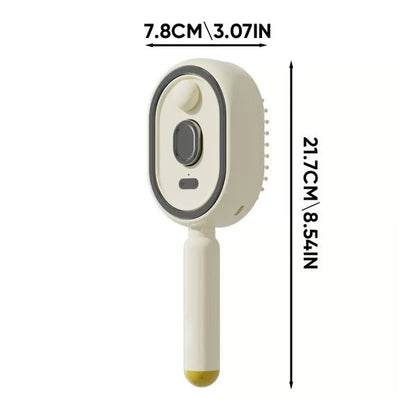 ✨ Essential Oil Mist Comb, Anti-Tangle Electric Massage Brush